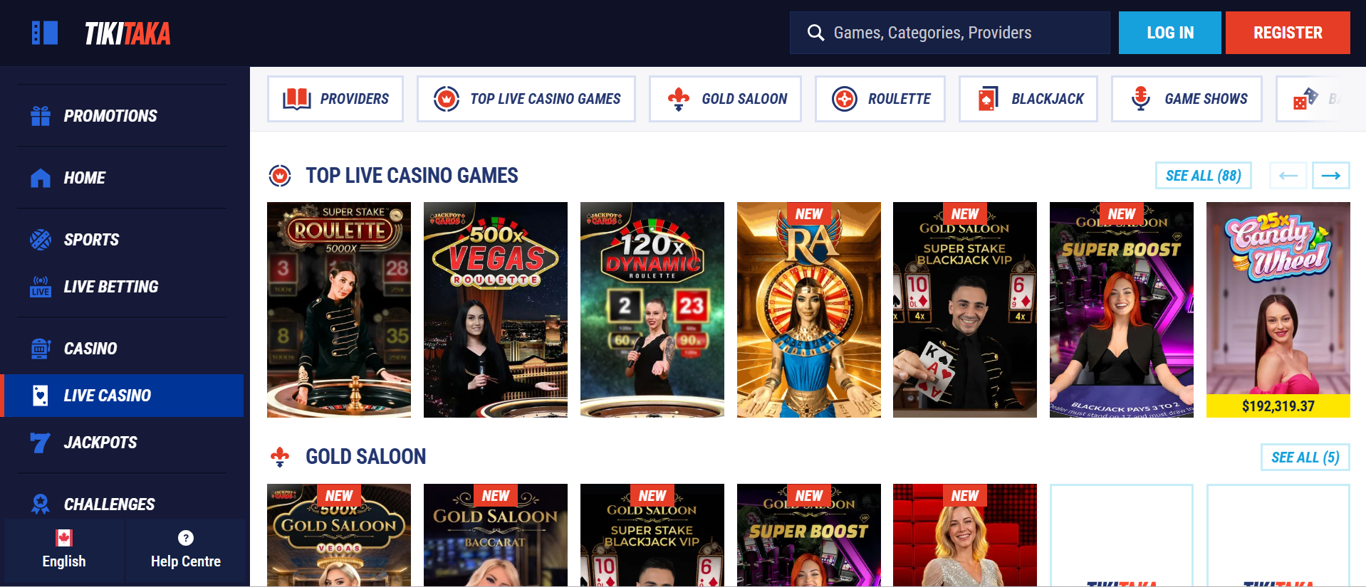 TikiTaka online casino